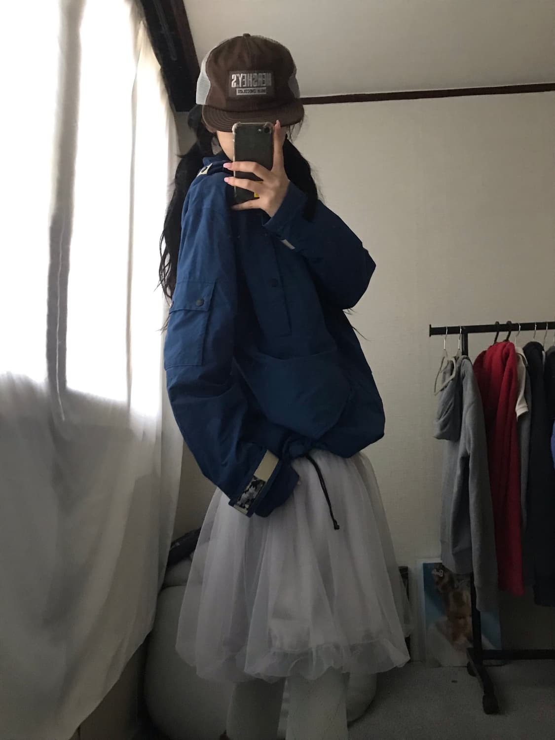 노페 블루 윈드브레이커 상품이미지3