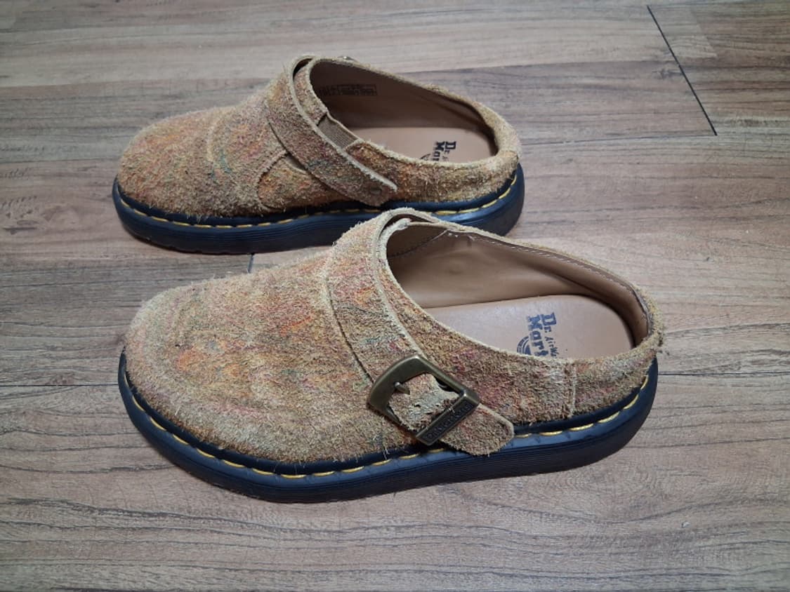 Dr. Martens 닥터마틴 아이샴 마블드 헤어리 스웨이드 샌들 225 상품이미지1
