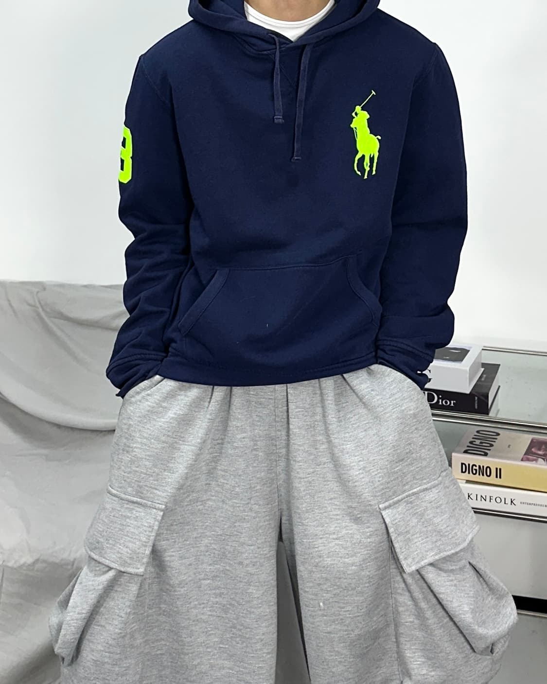 폴로 랄프로렌 빅포니 후드티 M 상품이미지1