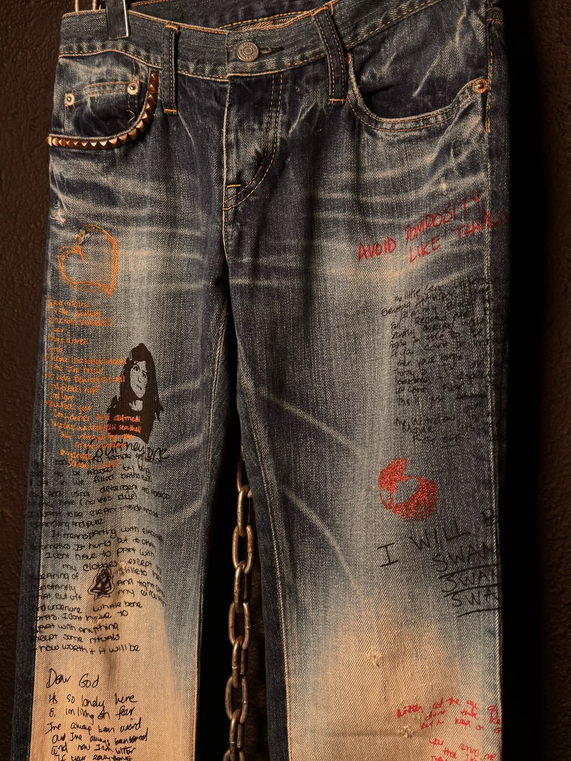 HYSTERIC GLAMOUR x COURTNEY LOVE 스키니진 상품이미지2