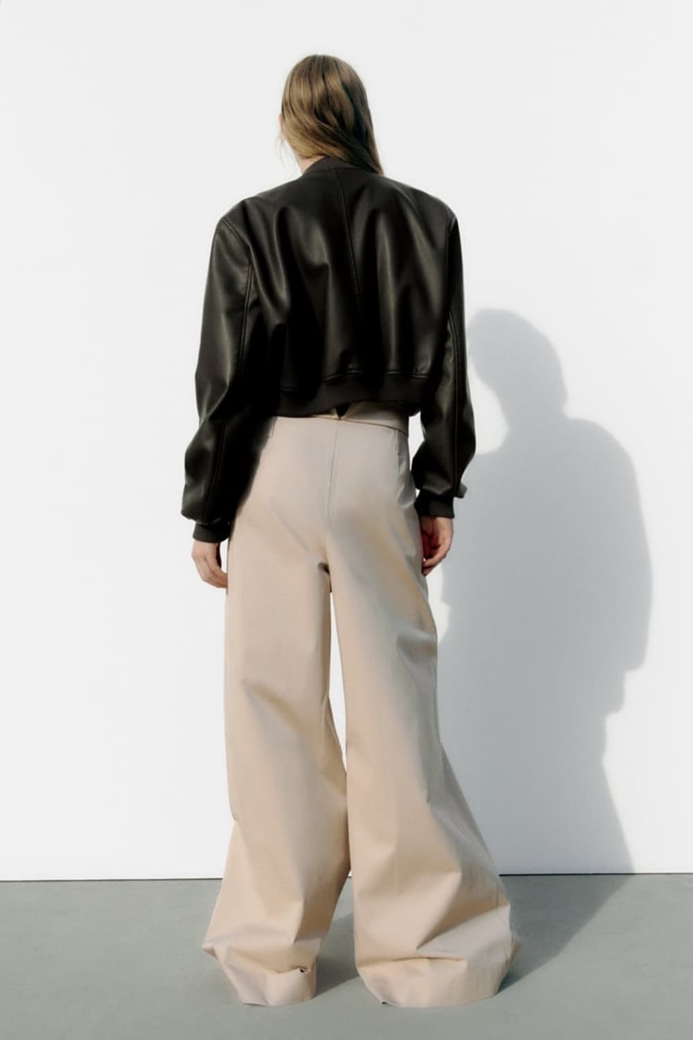 자라 봄버 자켓 가죽 자켓 상품이미지4