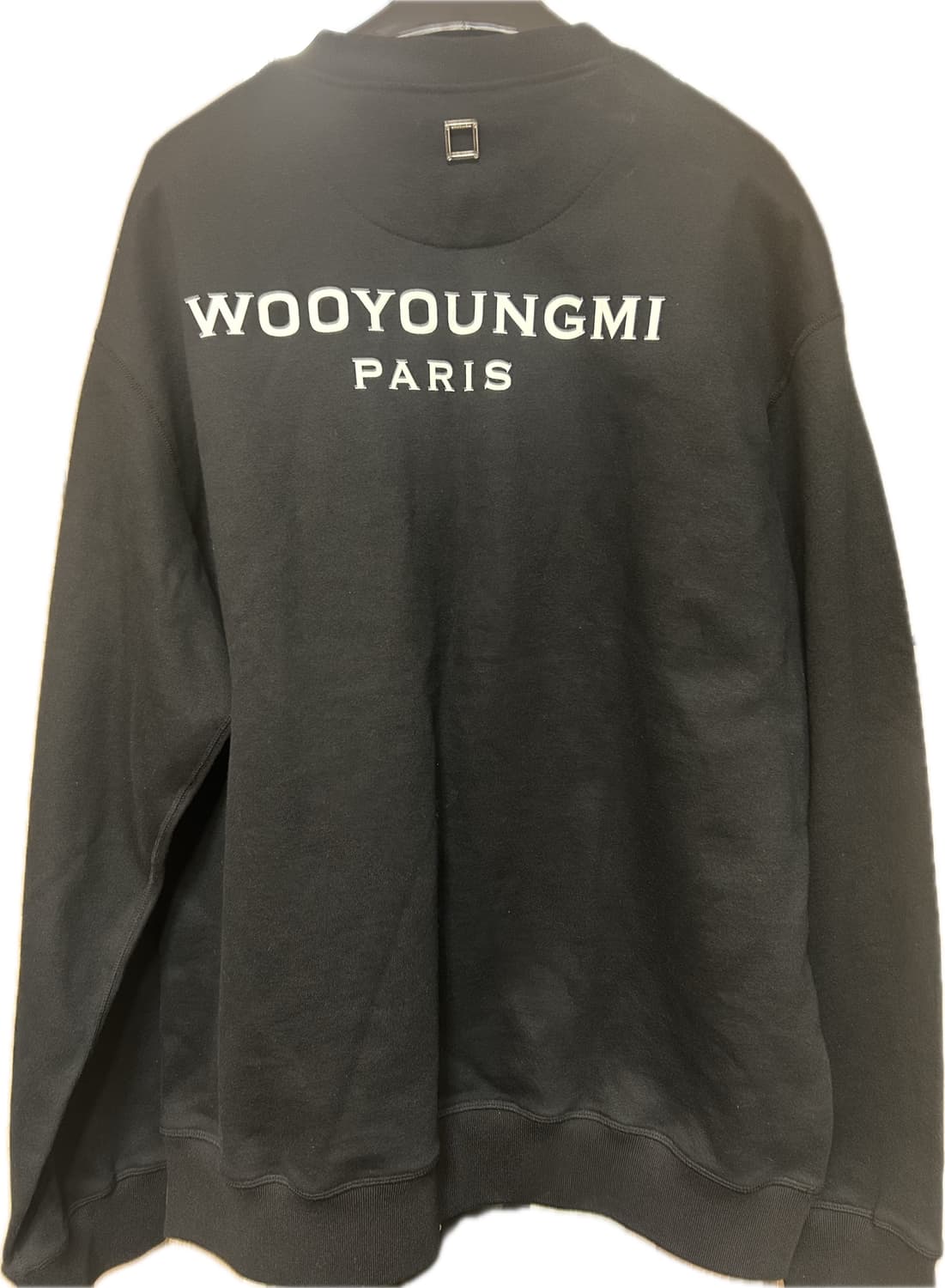 WOOYOUNGMI 검정 맨투맨 미착용상품(비닐포장X) 남성L사이즈 50 상품이미지2