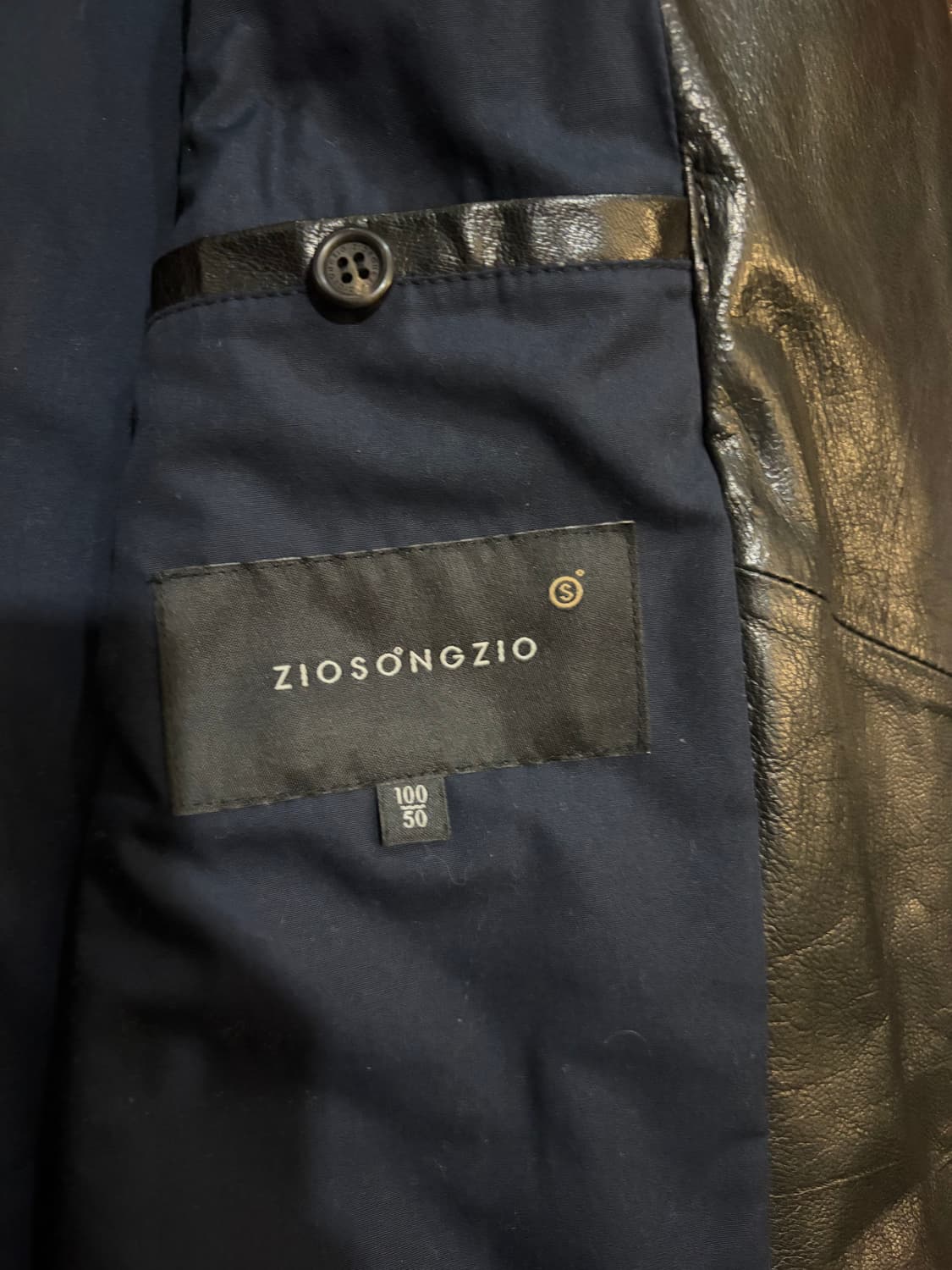 95) 지오송지오 산양가죽 더블라이더 자켓 상품이미지7