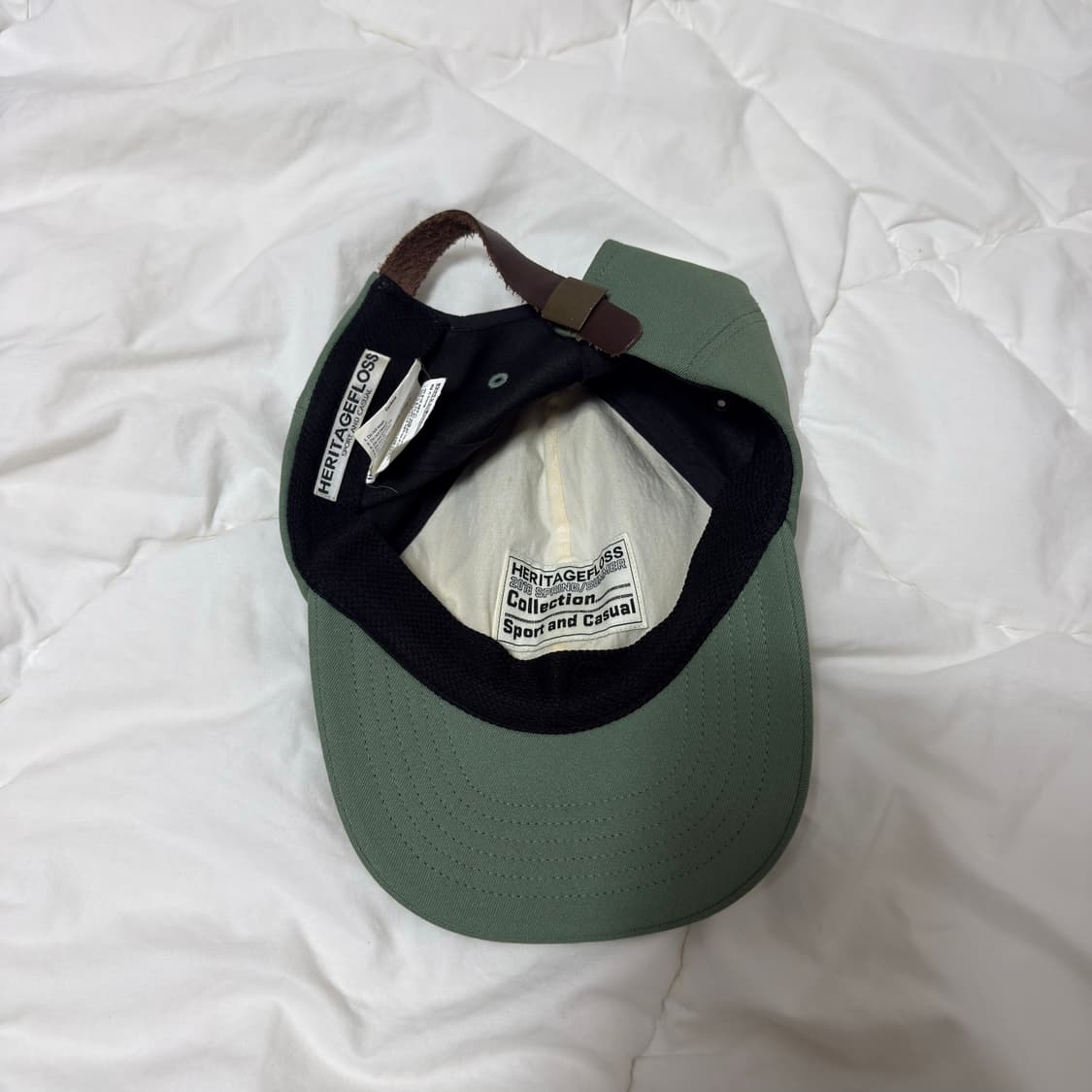 헤리티지플로스 구로고 그린 캡 모자 상품이미지2