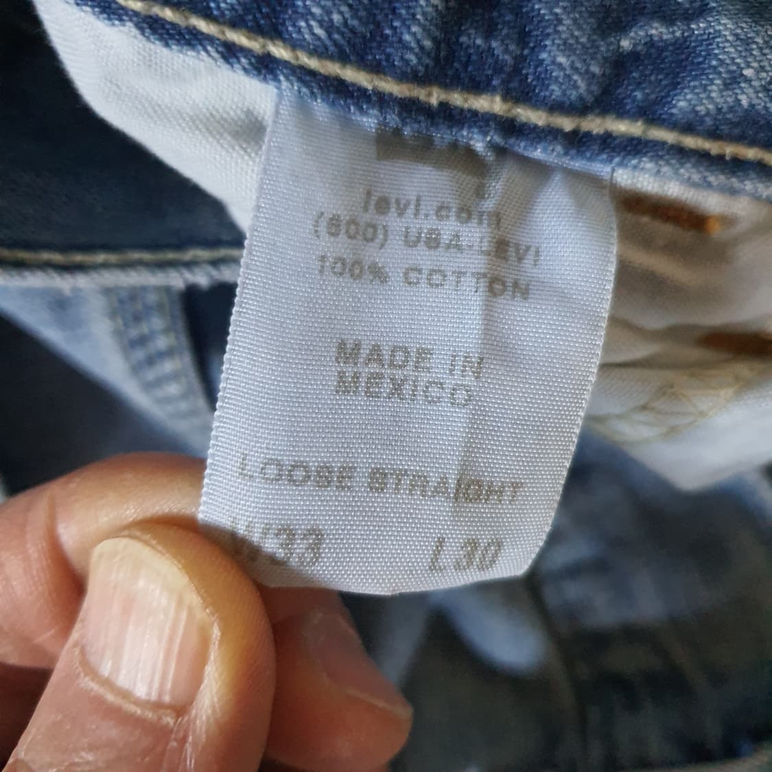 리바이스 카펜터 빈티지 데님 팬츠 No.8 상품이미지5