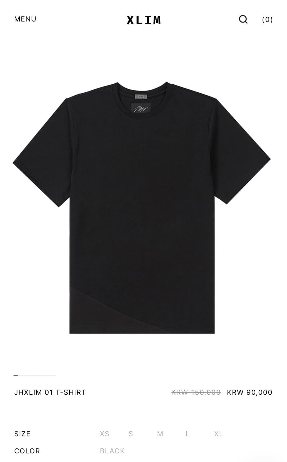 JHXLIM 01 T-SHIRT (M) 상품이미지1