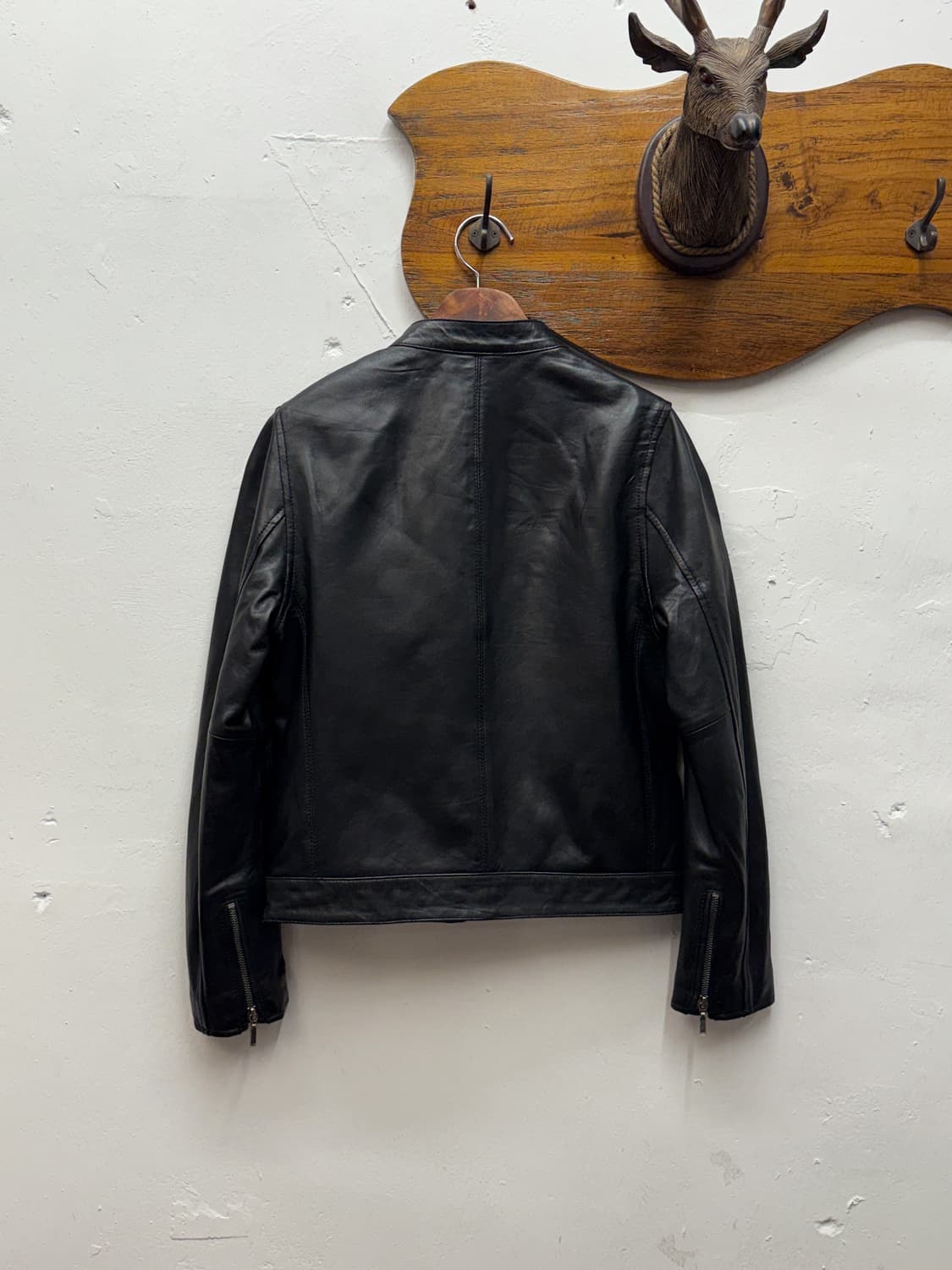 LIUGOO TOKYO Lambskin Single Riders Jack 상품이미지5