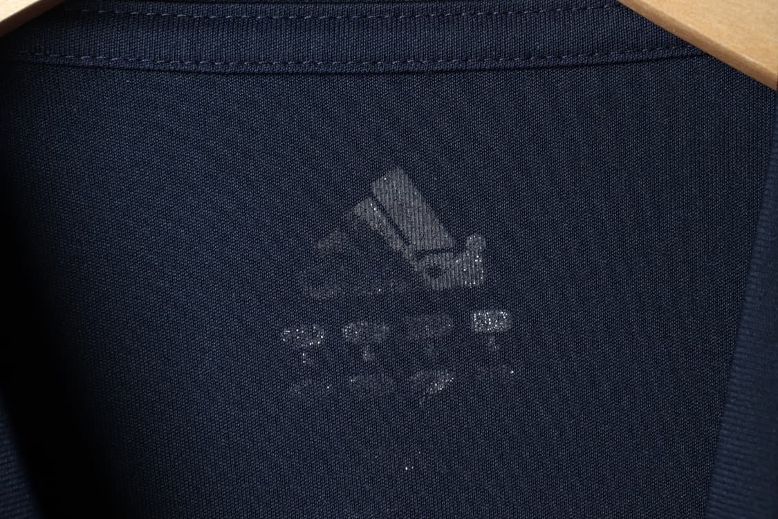 (L-XL) 아디다스 반팔 티셔츠 기능성 삼선 네이비-H31434 상품이미지6