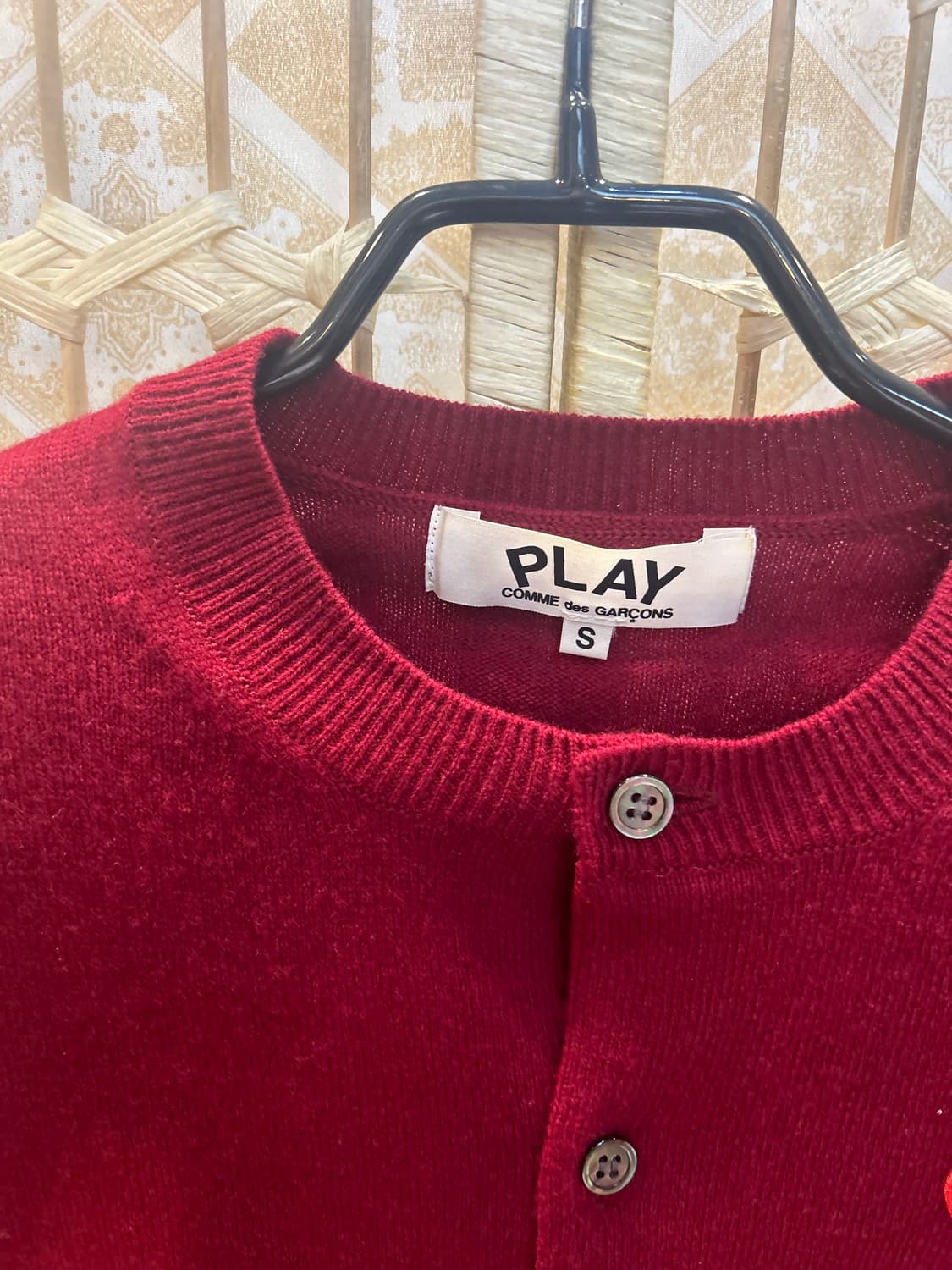 44-55 정품 꼼데가르송 투하트 가디건 팝니다 상품이미지6