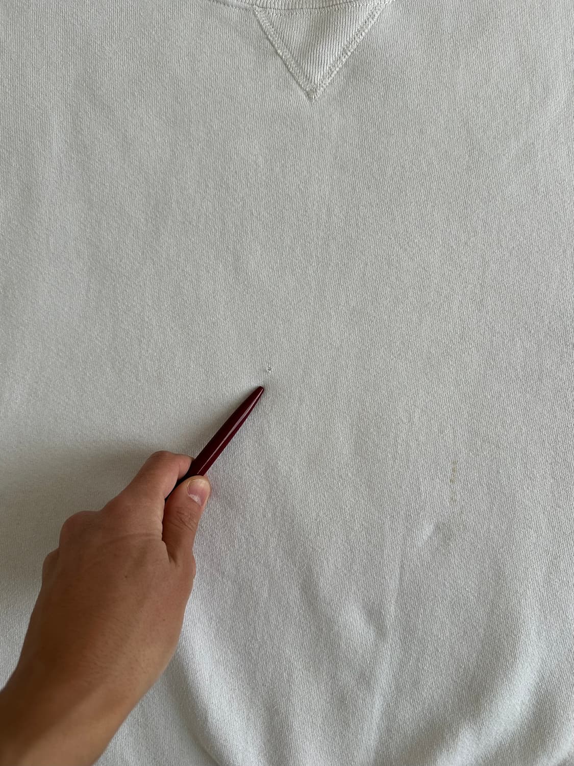 90s 빈티지 러셀 스웻셔츠 화이트 XL USA 상품이미지4