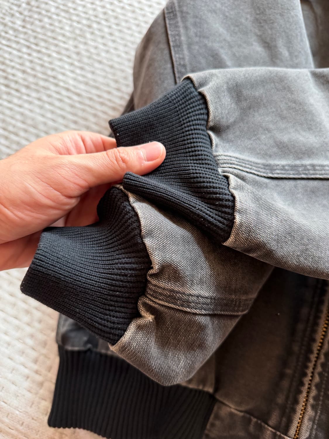 [M] 칼하트 j130 샌드스톤 덕 액티브 자켓 블랙 상품이미지3