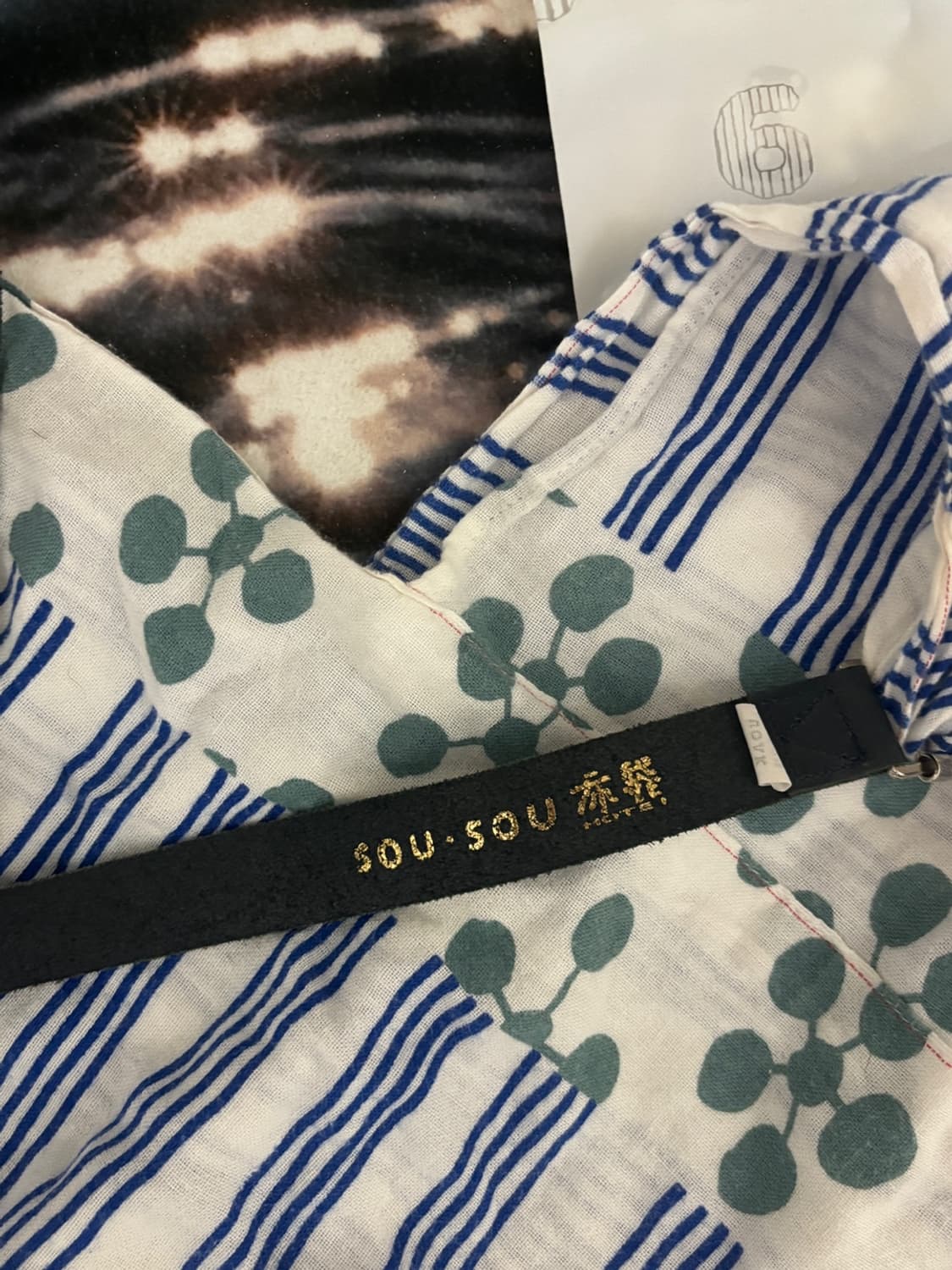 소우소우(sousou) 가죽끈 + 면 가방 세트 - [비닐백 포함] 상품이미지4