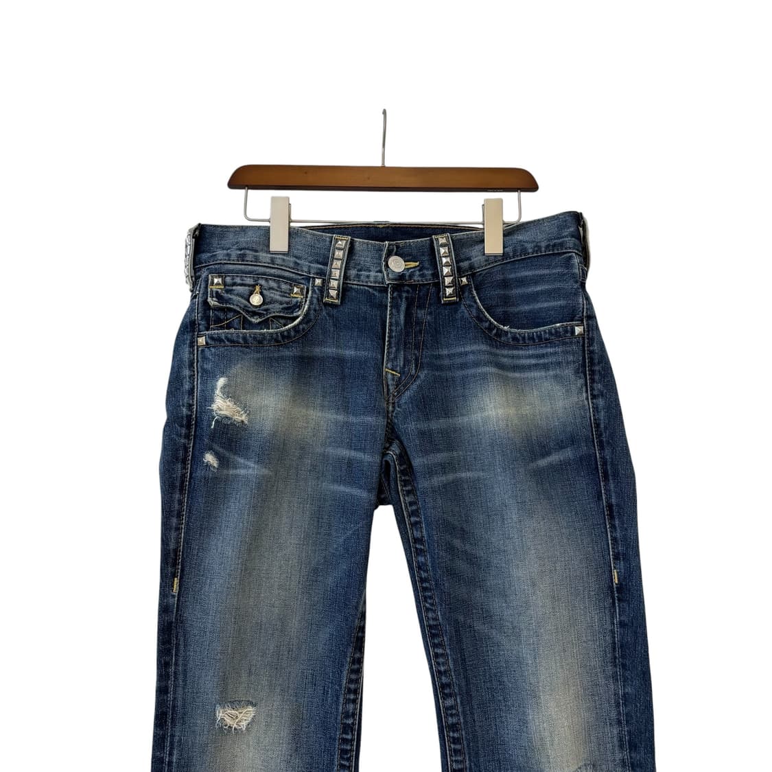 트루릴리전 USA 디스트로이드 부츠컷 팬츠 상품이미지2