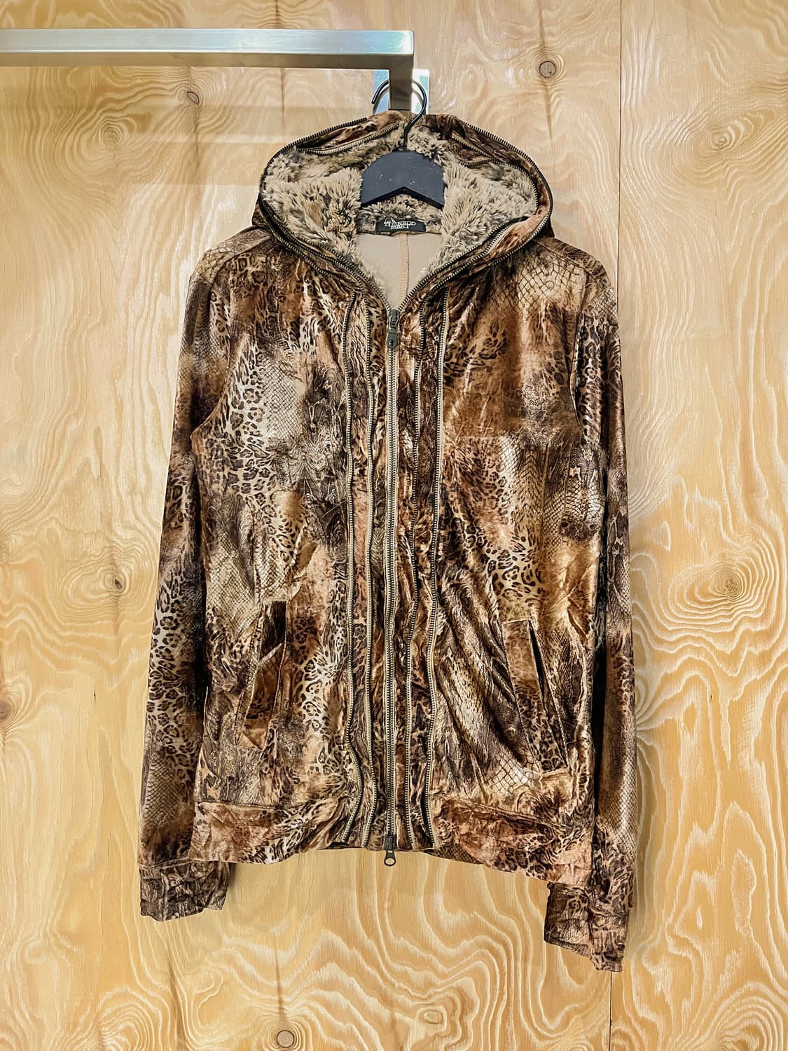 토네이도 마트 레오파드 멀티 집 후디 상품이미지2