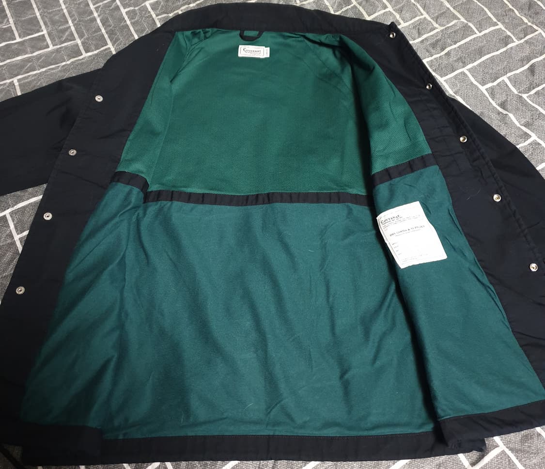 커버낫 오리지날 스탠다드로고 코치자켓 블랙 (L) 상품이미지4