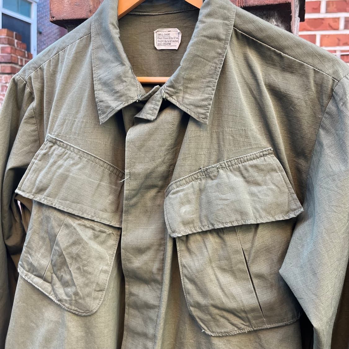 70s 오리지날 미군 정글퍼티그 자켓 (S/S) 상품이미지2