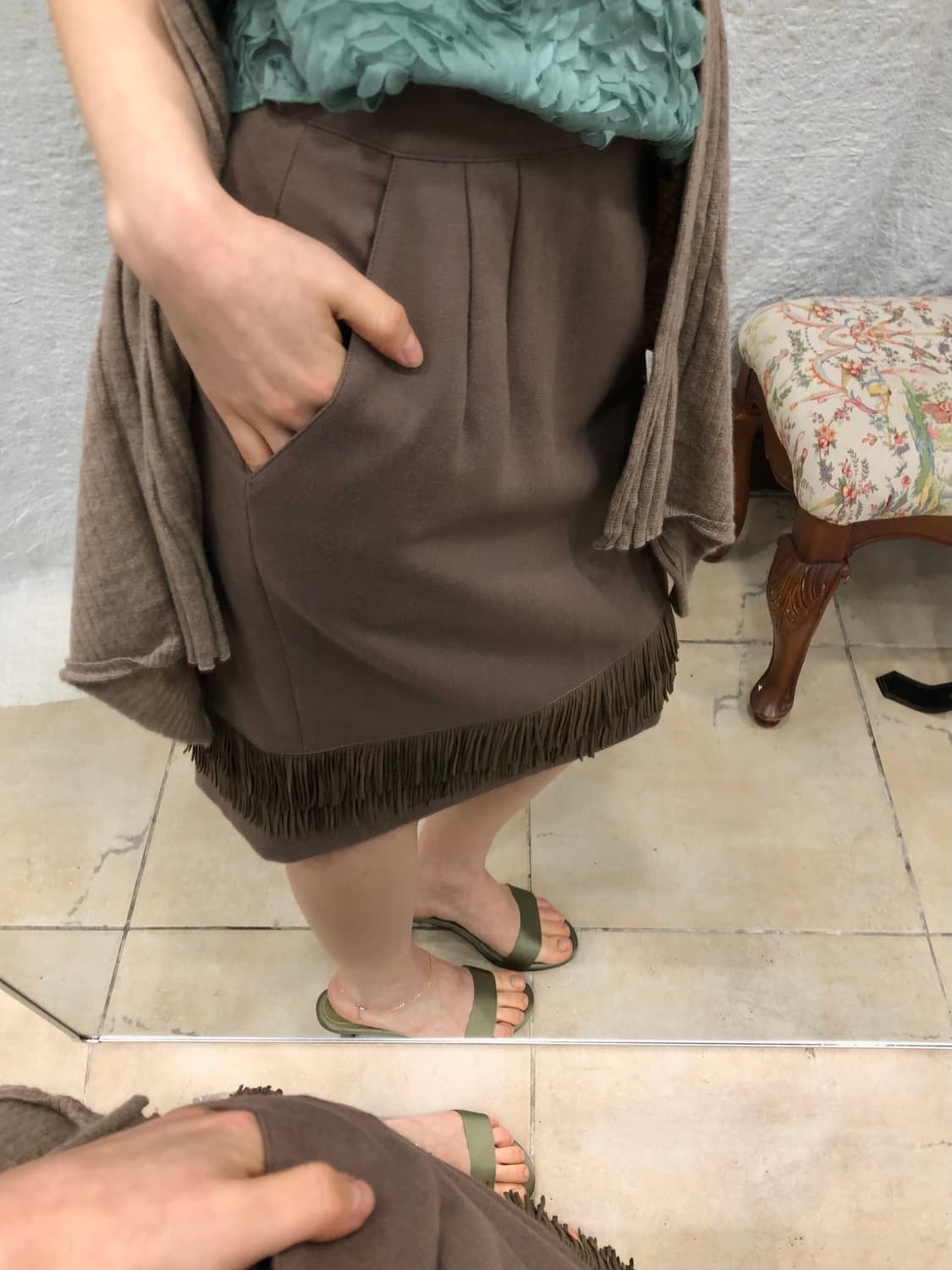 Tessel midi skirt 상품이미지1