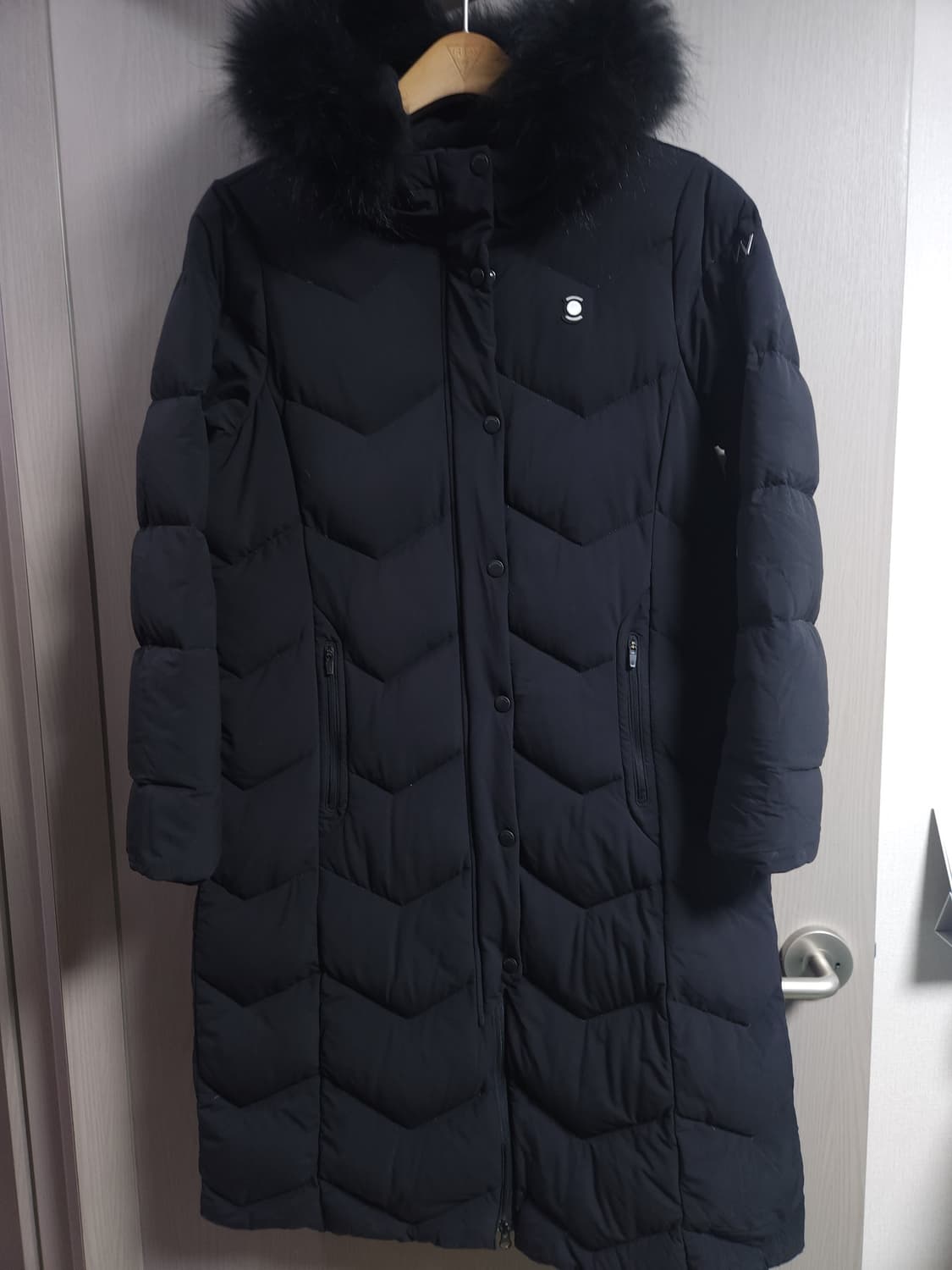 와이드앵글 골프 구스다운 롱패딩, L 상품이미지1