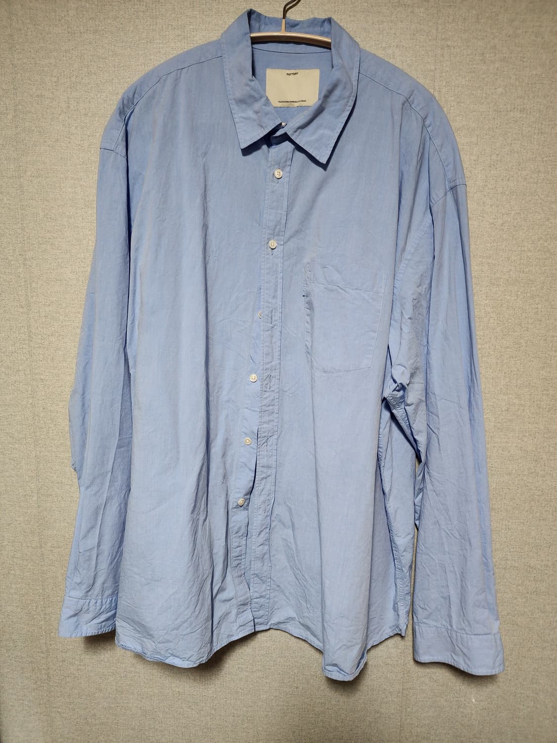 [4] 포터리 컴포트 셔츠 7종 스트라이프, 린넨, 타입라이터 상품이미지3