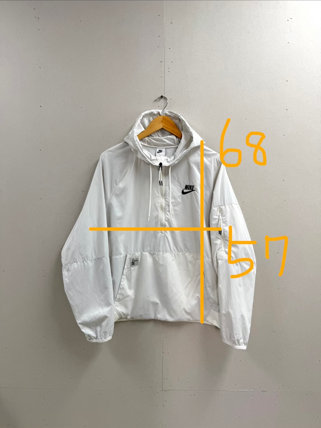 남성 L / 나이키 백로고 아노락 바람막이 상품이미지2