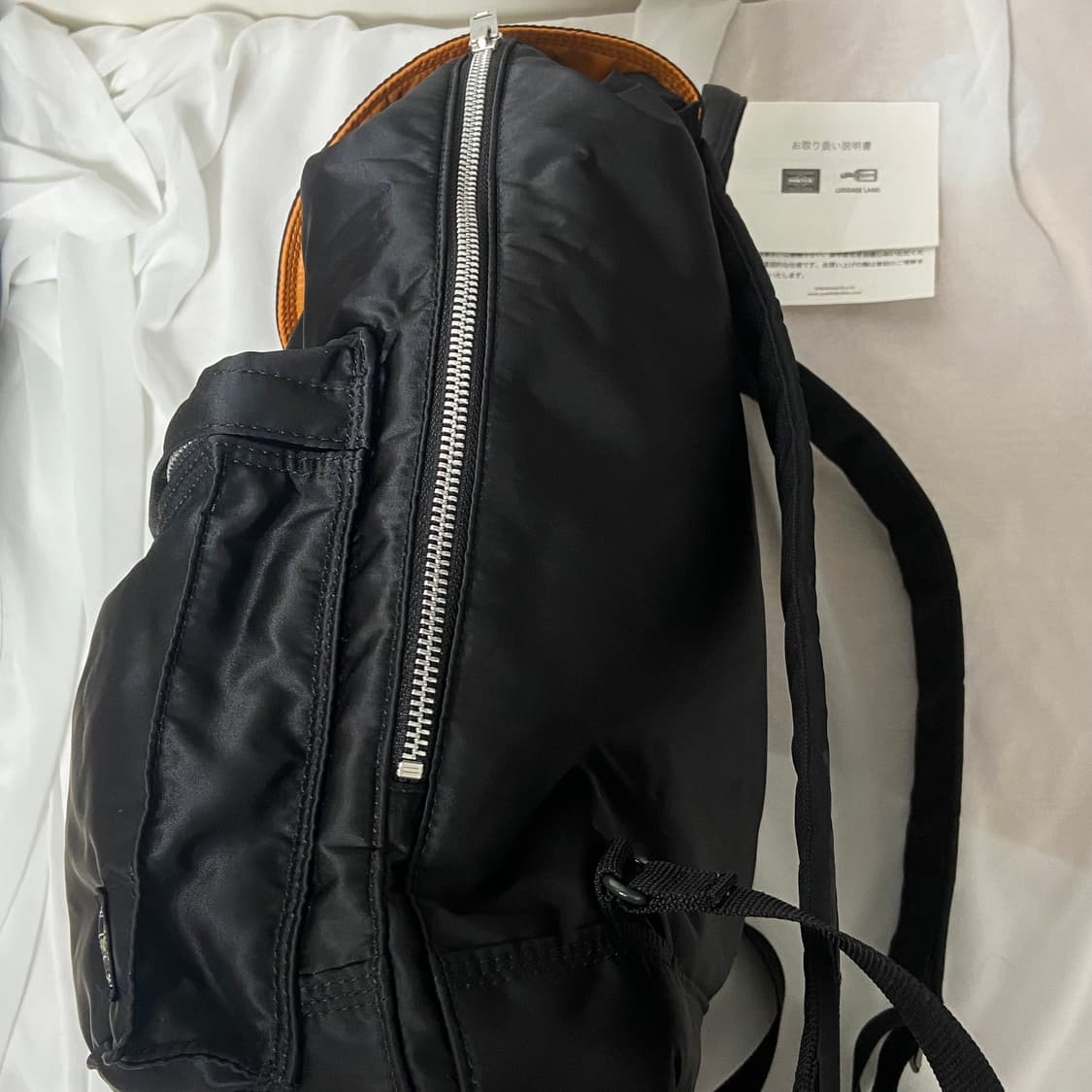 미사용급)PORTER 포터 탱커 백팩 럭색 지퍼형 상품이미지5