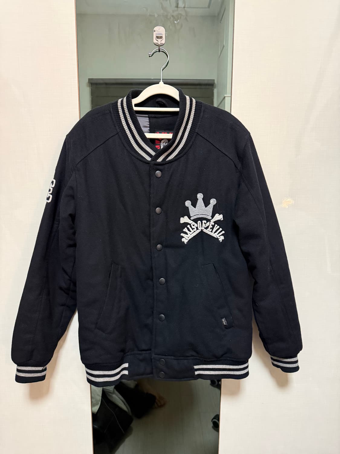 해골 패치 바시티 상품이미지4