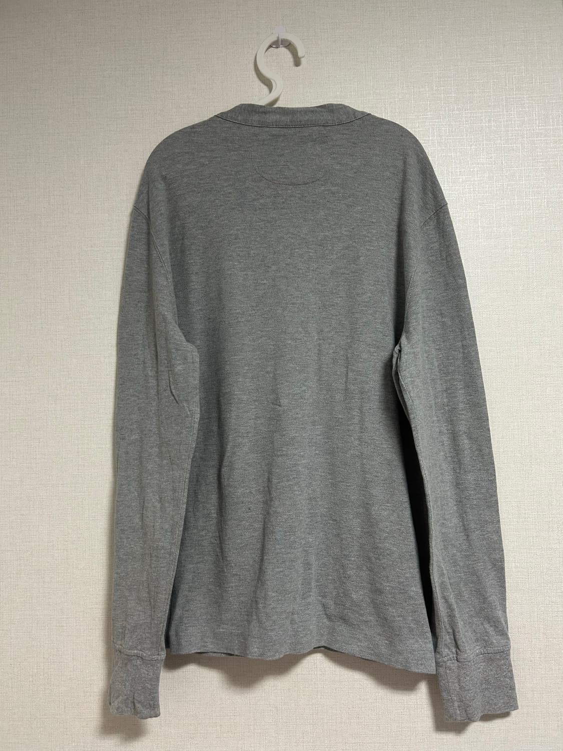 폴로 랄프로렌 오버핏 포켓 니트 가디건 그레이 XL 상품이미지6