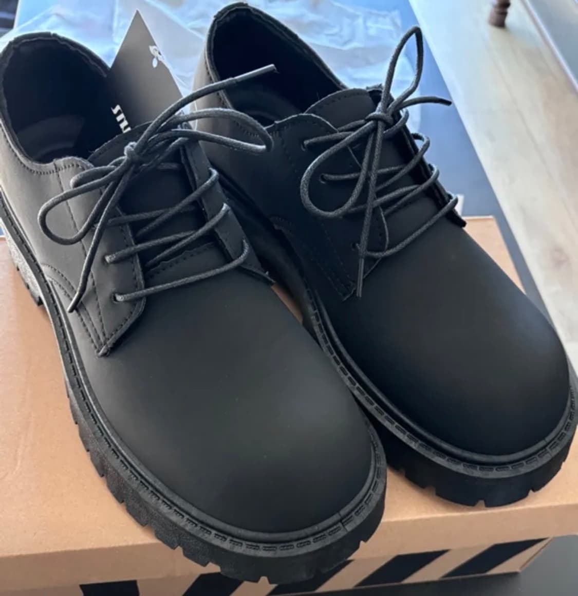 식스핏 X 미누의 코디 더비 슈즈 270 새상품  상품이미지1