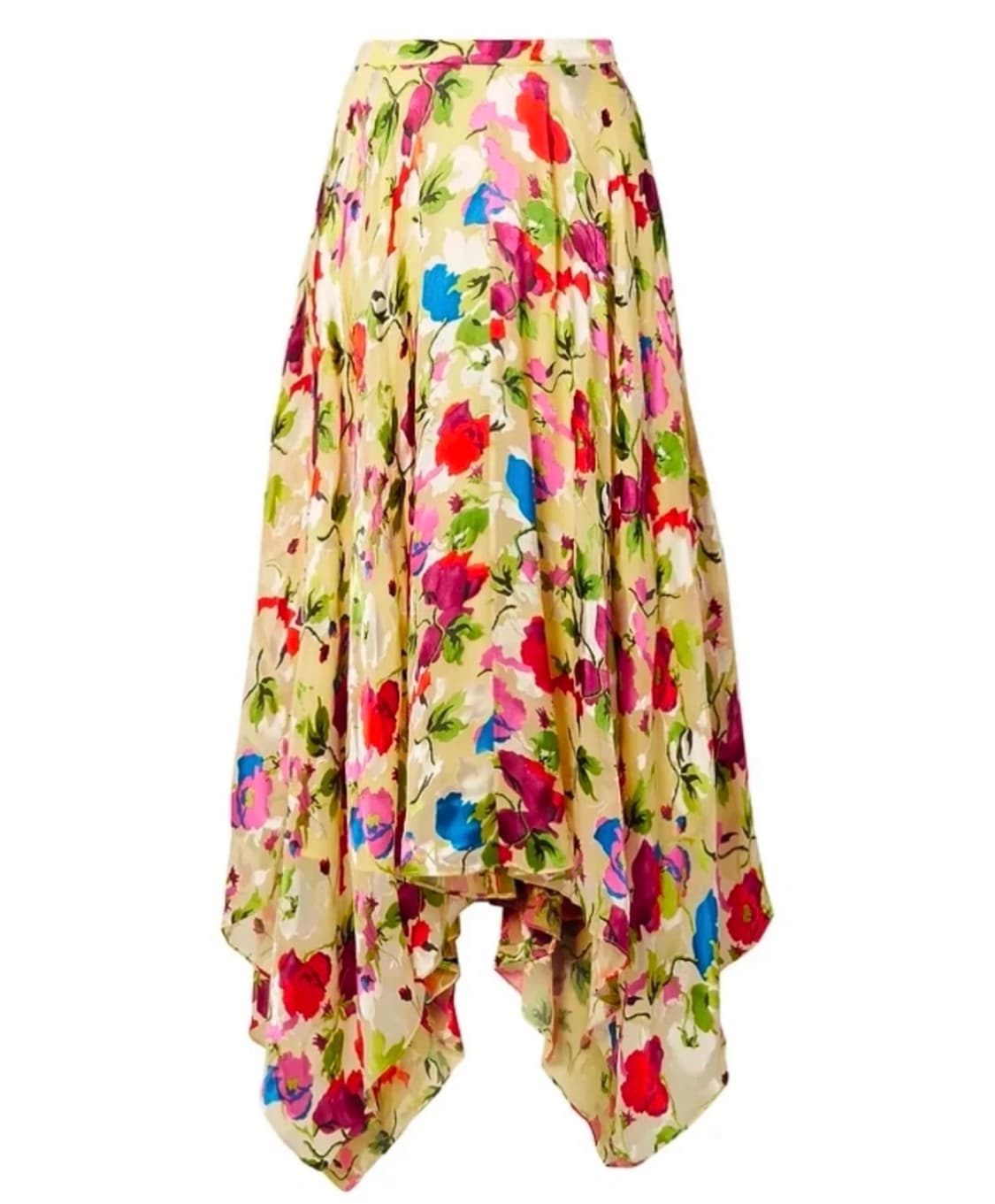 SALONI 살로니 프레야 사틴 데보레 플로럴 스커트 상품이미지1