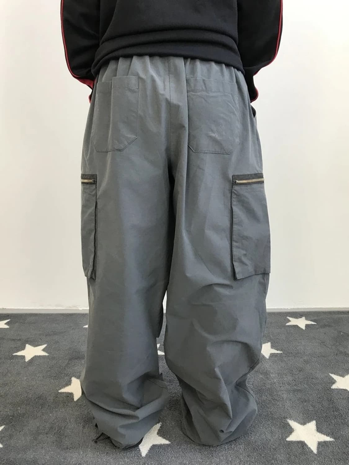 JPN SENSE Grey Zip Cargo Track Pants 상품이미지3