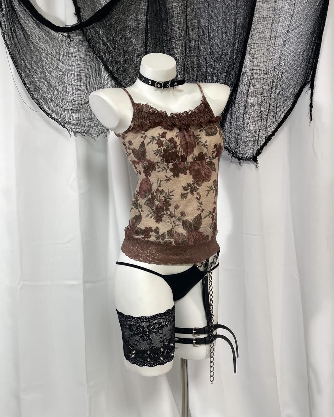rose lace sleeveless 상품이미지2