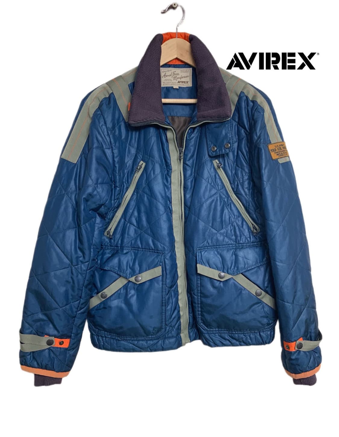 [M] AVIREX 퀄팅 자켓 상품이미지2