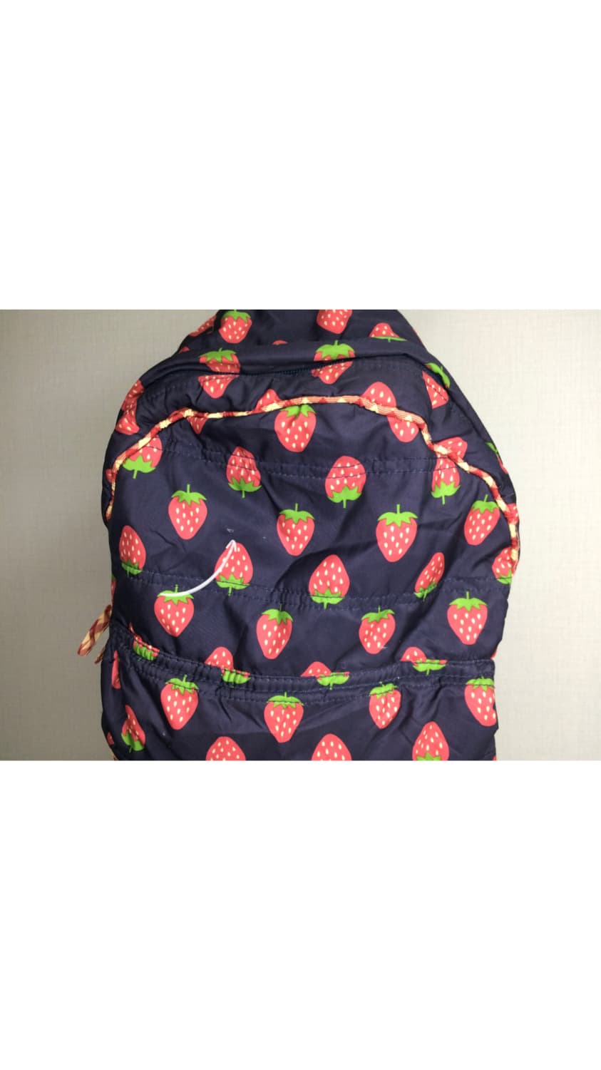 빈티지 스트로베리 패디드 백팩 상품이미지3