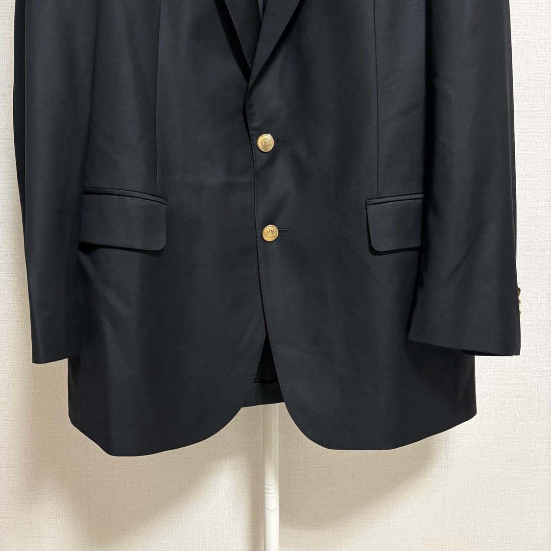 (민트급) 아쿠아스큐텀 금장 블레이저 자켓 / 블랙, 42R 상품이미지3