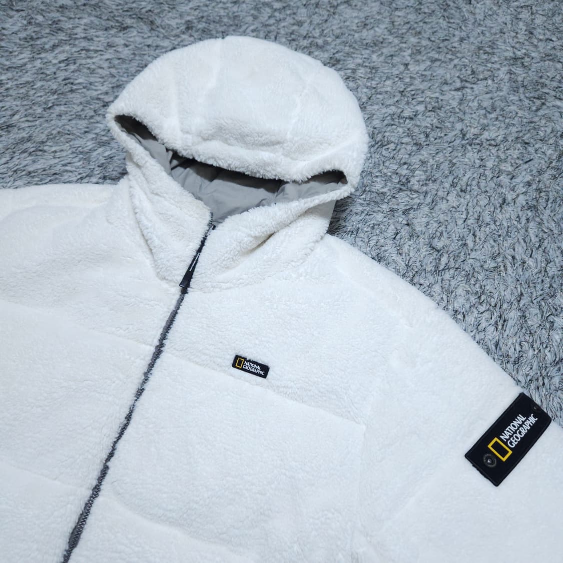 내셔널지오그래픽) XL 남자 양면 플리스 다운패딩 / 왕눈이샵 상품이미지4