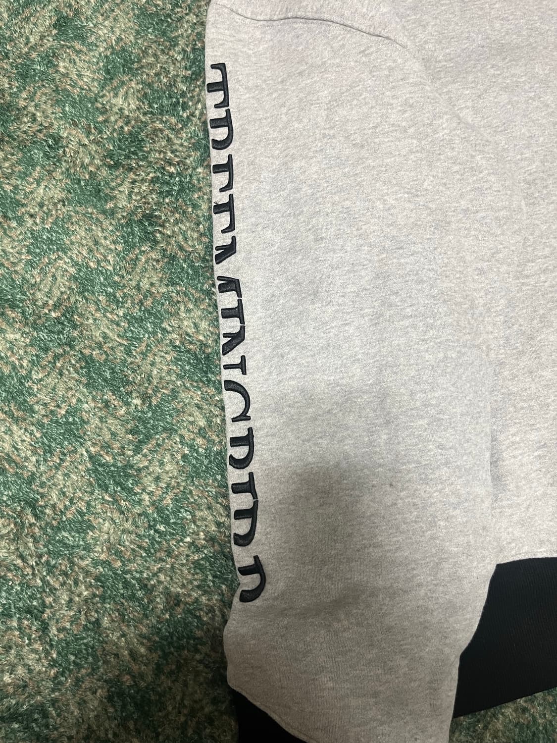 트리밍버드 Oblique Line Sweat Shirt [그레이]_미착용 상품이미지4