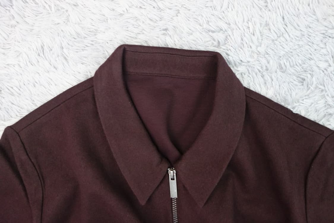 코스 cos 버건디 울 집업 자켓 상품이미지2