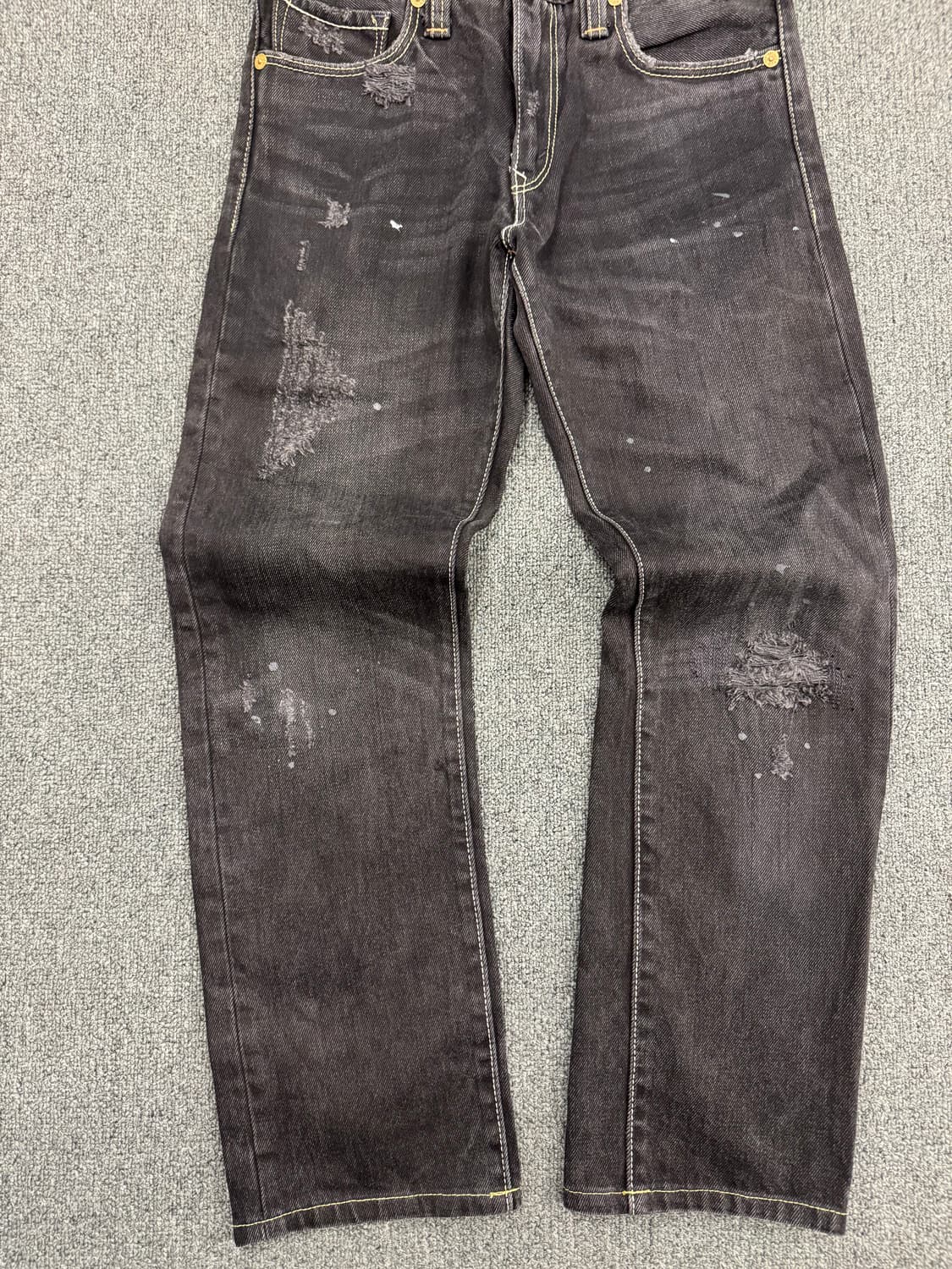 30)리바이스 빈티지 505 슬림스트레이트 흑청 데님팬츠 상품이미지4