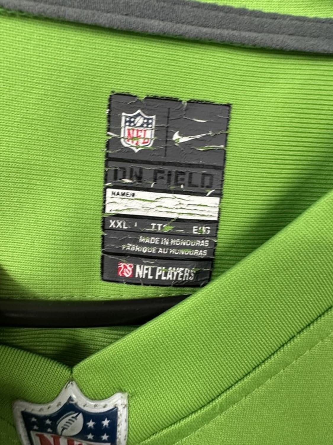 [XXL] NIKE 나이키 시애틀싷크스 컬러러시 NFL풋볼저지 상품이미지5