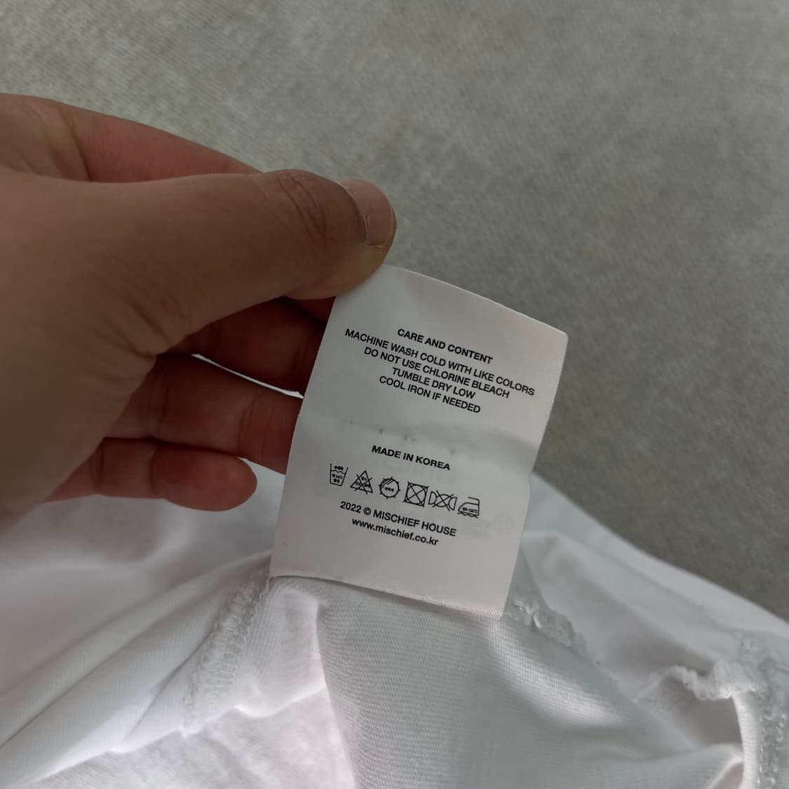 95 미스치프 백로고 반팔 티셔츠 상품이미지8