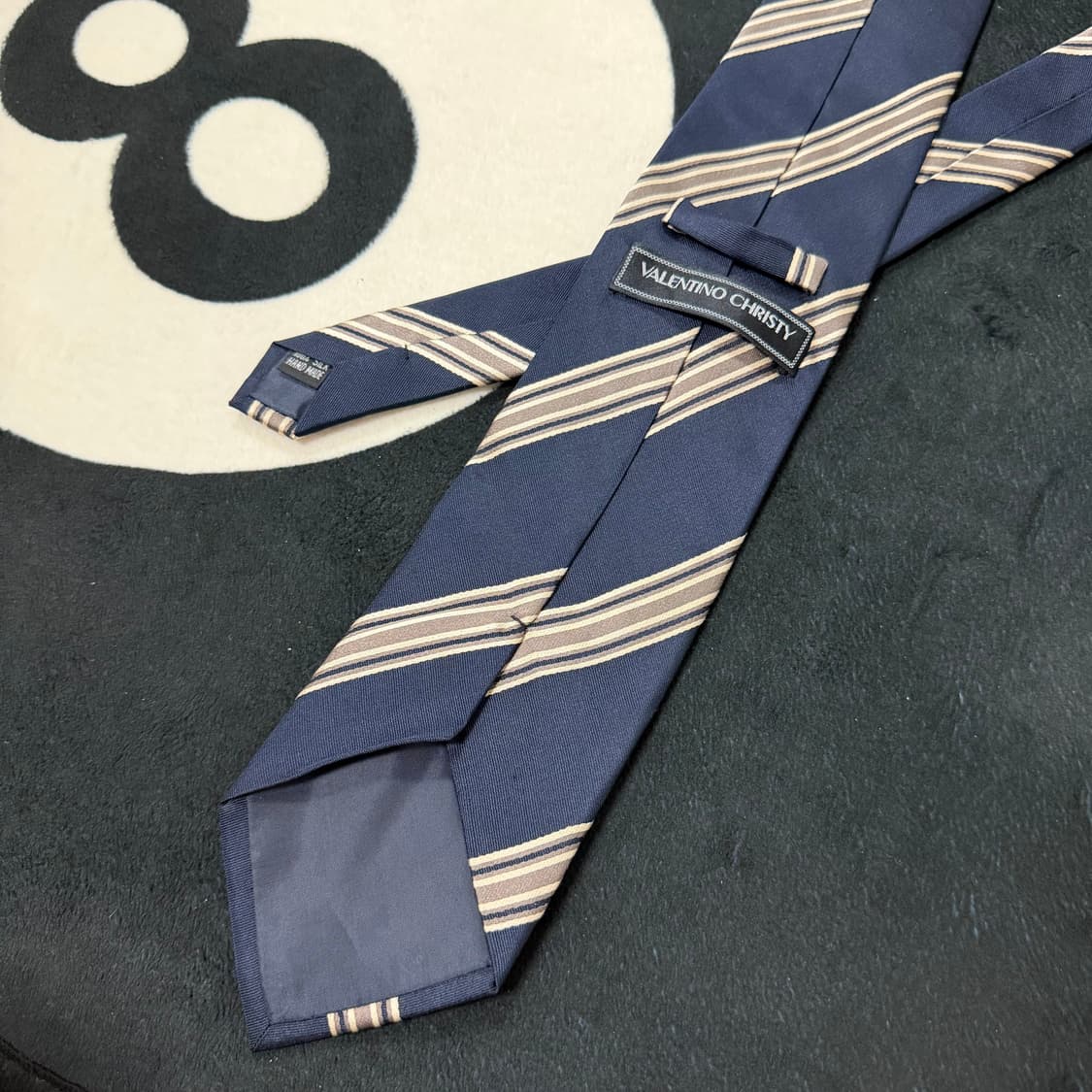 발렌티노 빈티지 실크 넥타이 (Navy) 상품이미지4