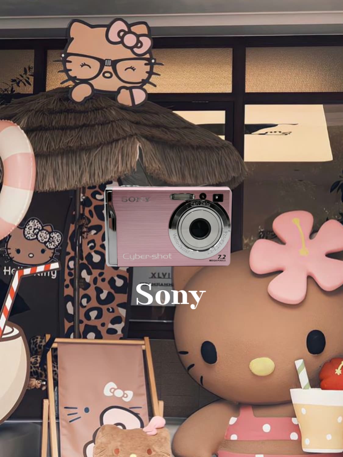 소니 사이버샷 dsc-w80 핑크 빈티지디카 디지털카메라 상품이미지1