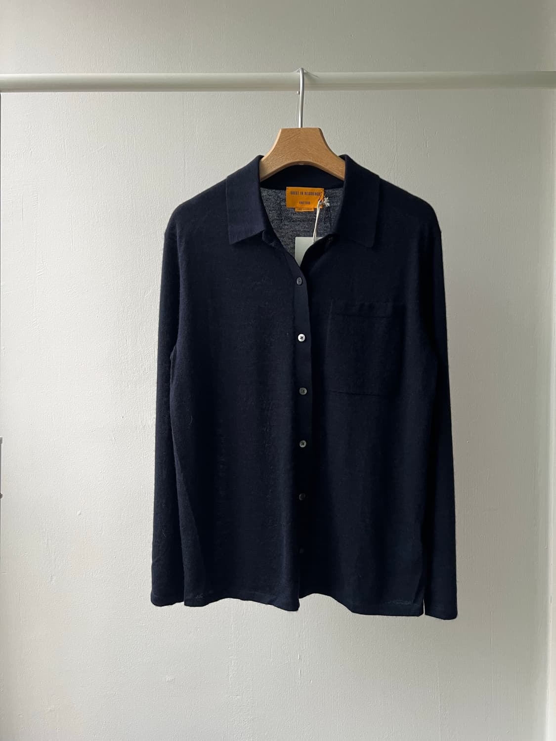 (새상품) 게스트인레지던스 캐시미어100 셔츠 가디건 상품이미지4