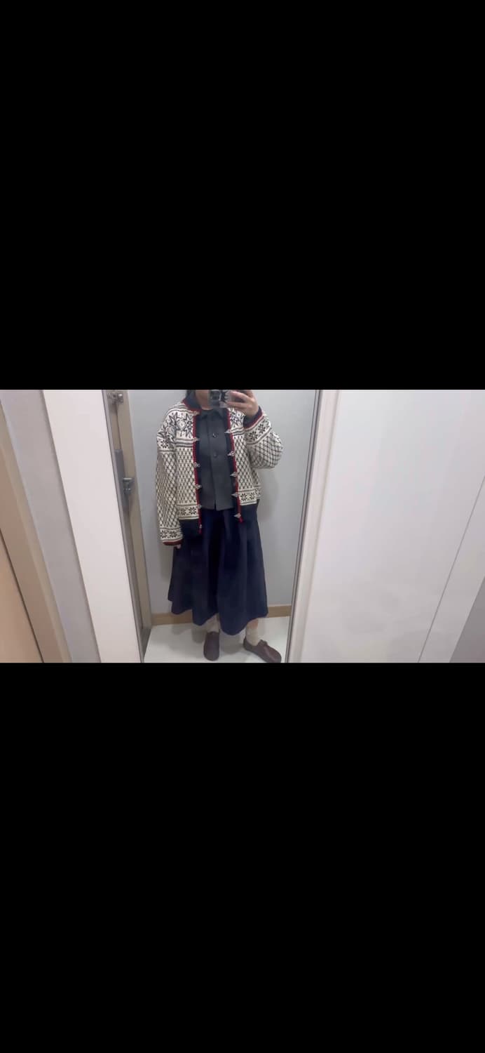 영상, 착샷 있음:) 빈티지 둥근 카라 사와코 코트 케이프 모리 모리걸 상품이미지5