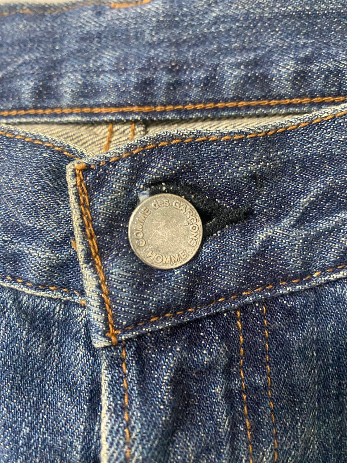 꼼데가르송 옴므 스트레이트 핏 데님 팬츠 XS size 상품이미지3
