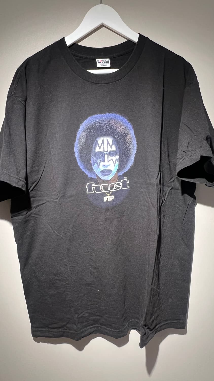 FUCT X FTP 협업 블랙 티셔츠 XL 상품이미지1