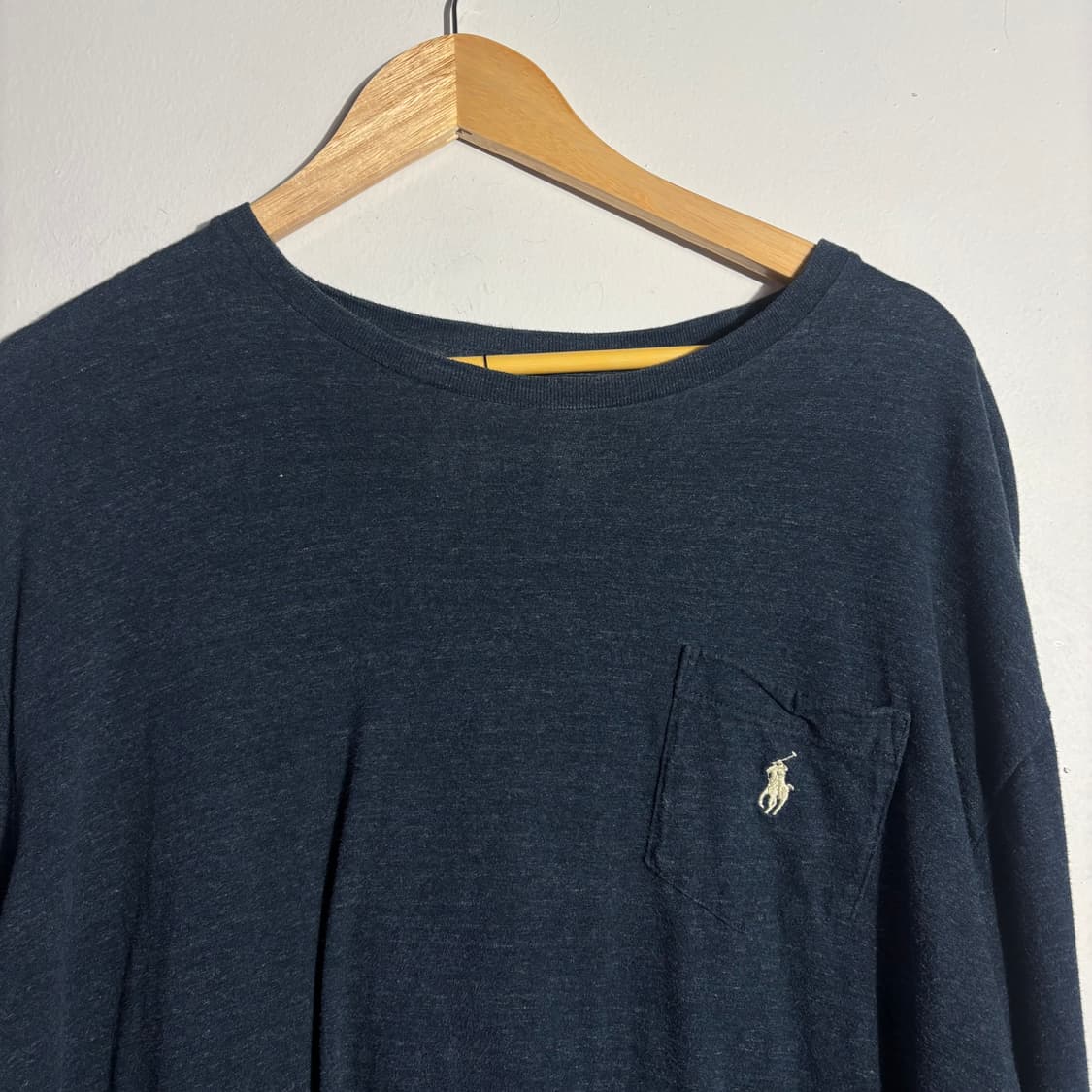 폴로랄프로렌 포켓 로고 네이비 긴팔 티셔츠 (무료배송) 상품이미지2