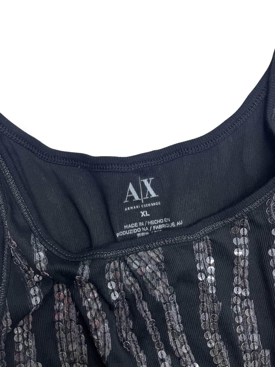 ‘ARMANI EXCHANGE’ wave sequins sleeve 상품이미지3