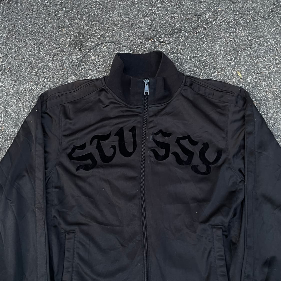 00s  스투시 어센틱 기어 올드스쿨 바시티 트랙탑 져지 S 상품이미지3
