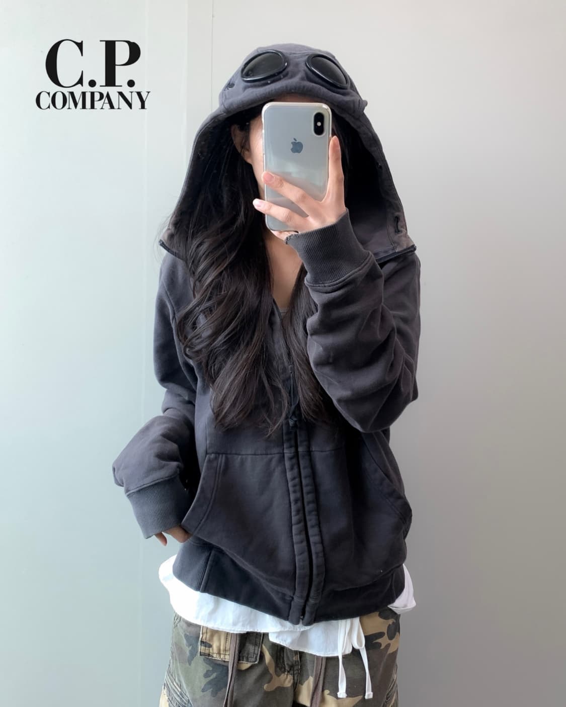 C.P company 씨피 컴퍼니 후드집업 상품이미지1